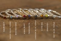 Image 4 of Choose your own stone and metal stacking rings