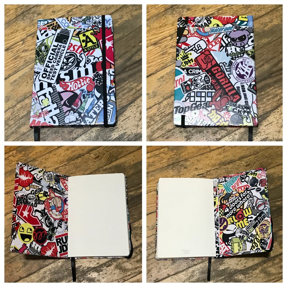 Image of JDM Sticker Bomb Notebook Custom