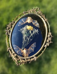 Image 2 of Painted Bats bubble frame