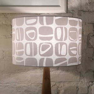 Image of Pebble Wide Tub Drum Lampshade