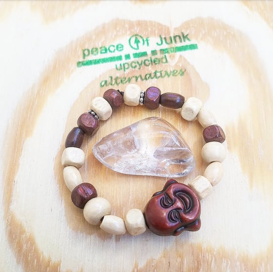 Image of Baby Wooden Buddha Bracelet