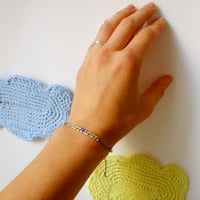 Image 3 of Bracelet lien cordon gris "Pã" 