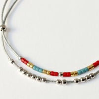 Image 1 of Bracelet cordon lien "Pamuk"