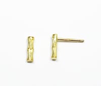 Image 1 of Bamboo Stick Earring Stud