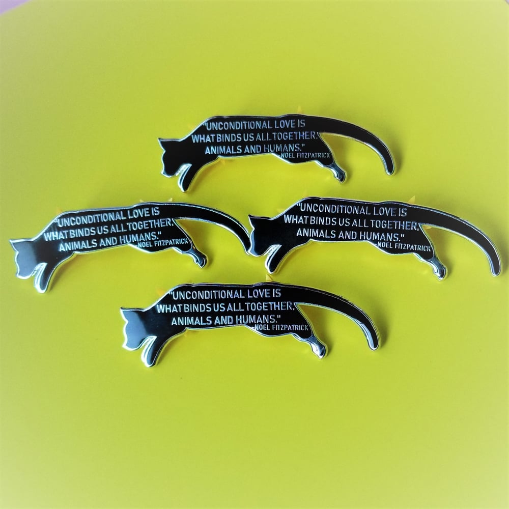 Oscar The Bionic Cat Pin
