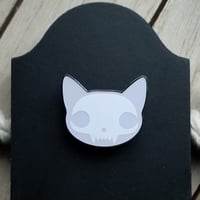 Image 3 of Schrödinger's Cat Pin