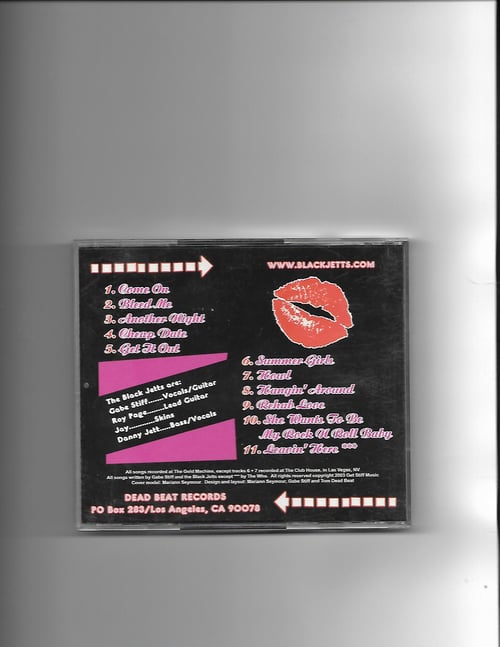 Image of The Black Jetts "Bleed Me Love" CD
