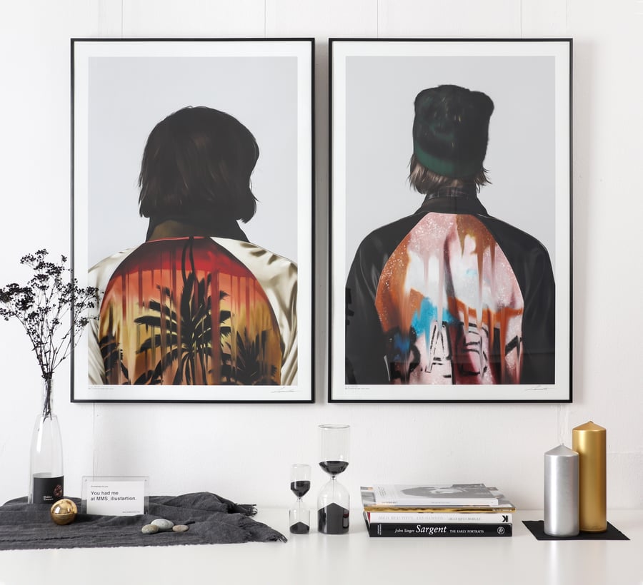 Image of Limited Edition 'TEDDY JACKET SET' Giclee Print / 3 Sizes