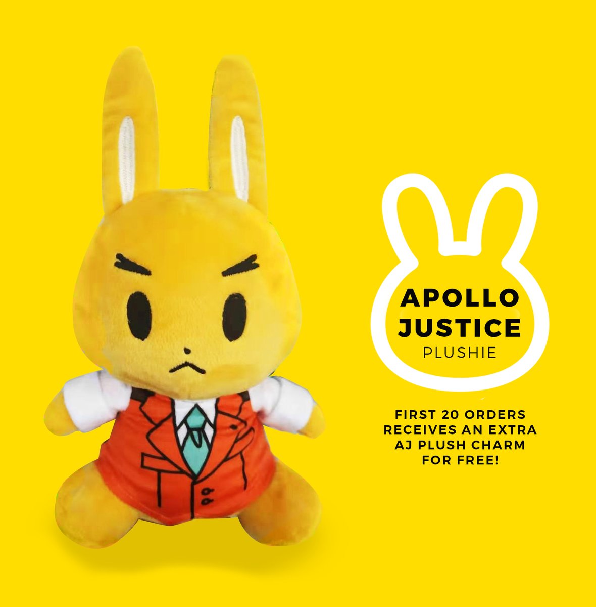 Apollo Justice Bunny Plushie.