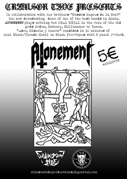 Image of Atonement - Asco, Miseria y Rencor Demo 2019