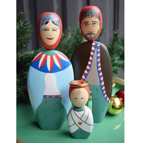 Image of The Holy FicuFamily_ Nativity set