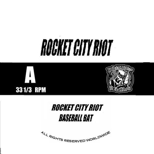Image of Rocket City Riot Handmade Lathe Cut 7" clear vinyl