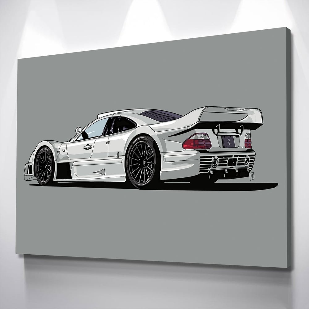 Image of FREE 16"x12" Canvas + Digital Drawing of YOUR Car
