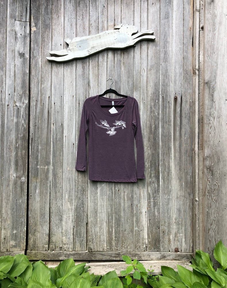 Image of Ginkgo- women’s fitted long sleeve