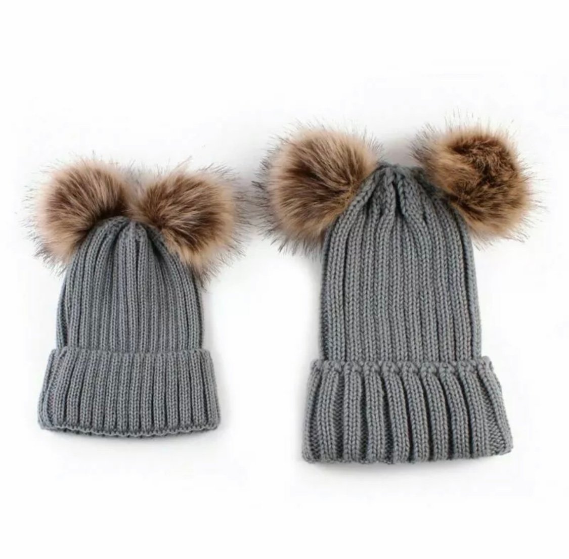 Image of Mumma & Me Double Trouble Bobble Hat (Adult Only)