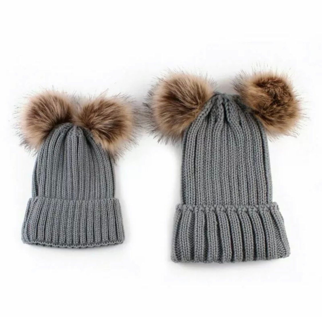 Image of Mumma & Me Double Trouble Bobble Hat (Child Only)