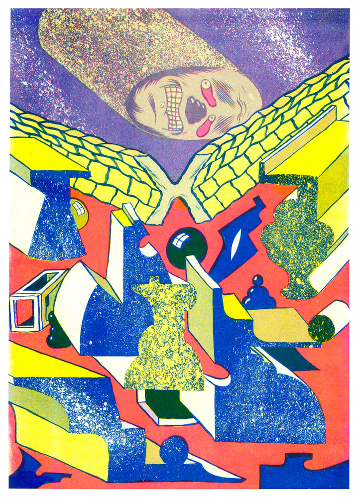 Image of "Void ball" Risograph Print