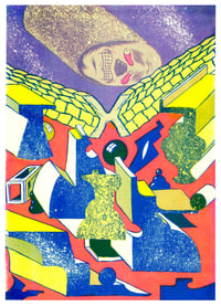 Image 1 of "Void ball" Risograph Print