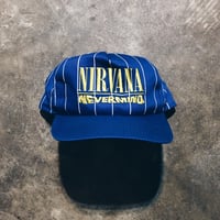 Original 1991 Nirvana Nevermind Promotional Snapback Hat.