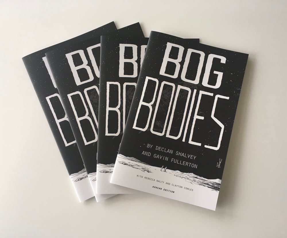 Image of BOG BODIES Ashcan, signed.