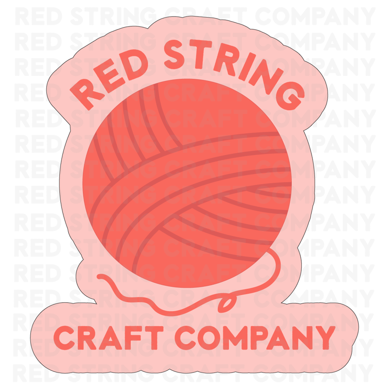 Image of Red String Logo Sticker