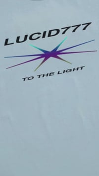 Image 3 of TO THE LIGHT TEE (PALE BLUE)