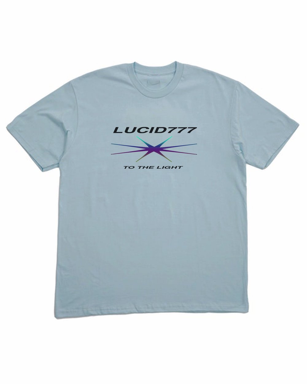 Image of TO THE LIGHT TEE (PALE BLUE)