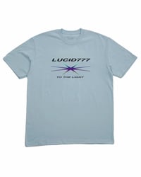 Image 1 of TO THE LIGHT TEE (PALE BLUE)