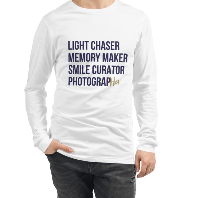 Image of Essence of a PhotograpHER - Long Sleeve White