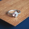 Strawberry Quartz Fan Ring