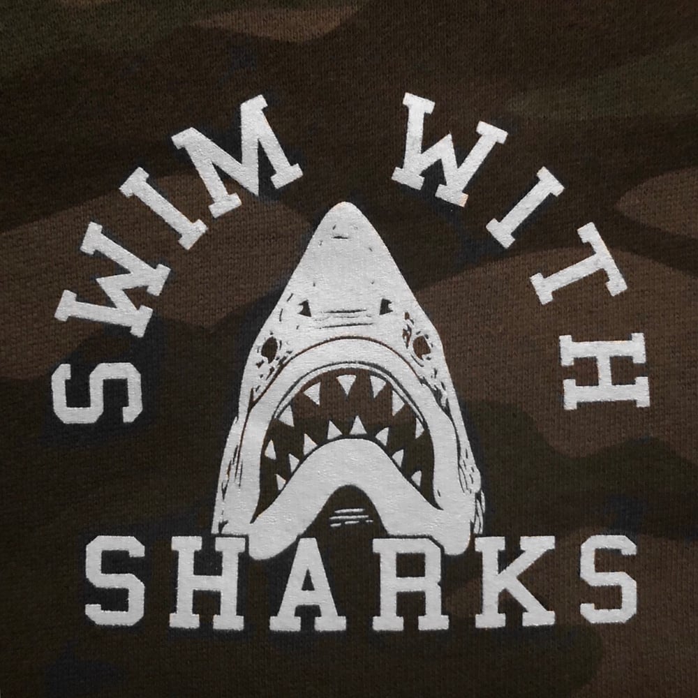 Camo Shark Hoodie | Swim With Sharks