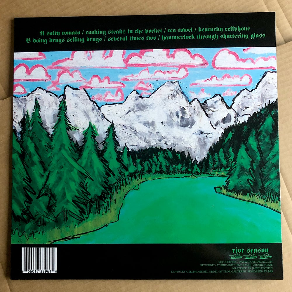 SHIT AND SHINE 'Doing Drugs, Selling Drugs' Green Vinyl LP