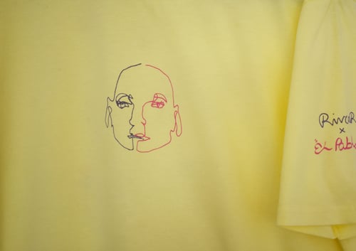 Image of El Pablo x Rivcar Yellow Faces T-shirt