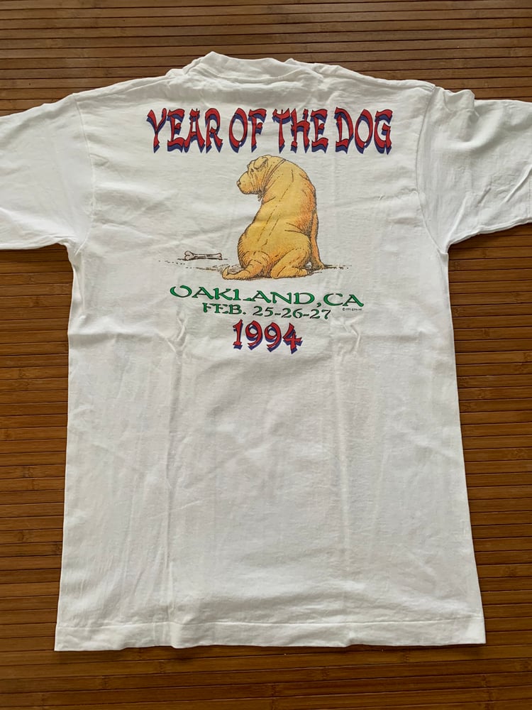 Deadstock Vintage 1994 Year of the Dog / Fits slimmer L | Cosmic Carter