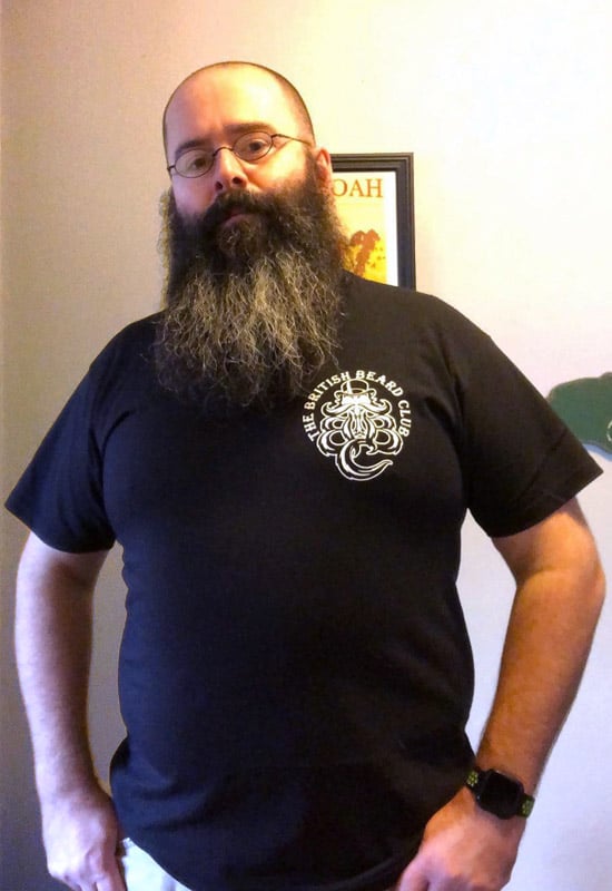 Image of The British Beard Club Black T-shirt