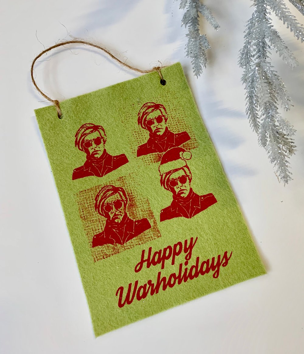 Happy Warholidays Mini Banner