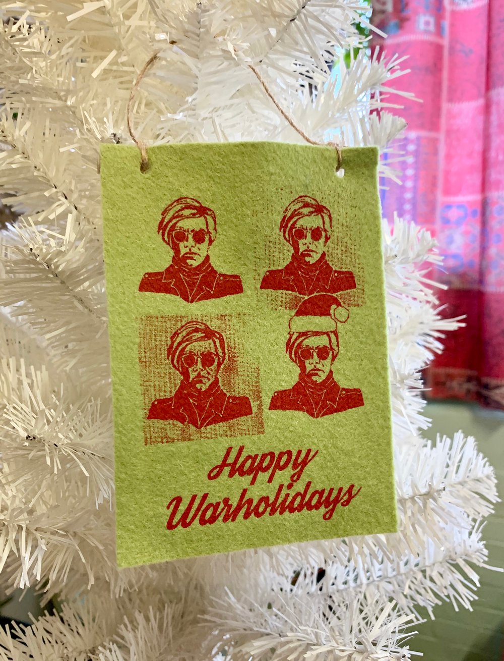 Happy Warholidays Mini Banner