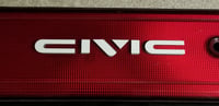 Image 4 of 88-91 Honda EF Civic Replica Emblem Kit (Raised Letter Badges for Hatch, Sedan, Wagon)