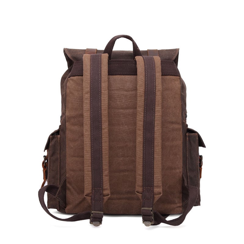 Waterproof canvas outlet rucksack