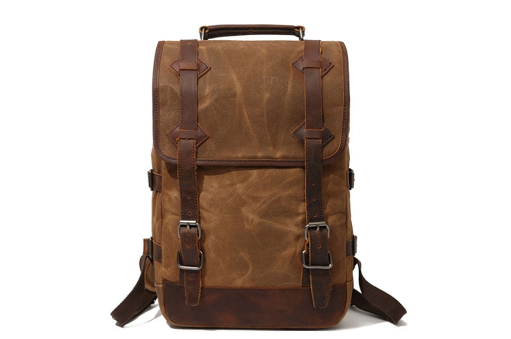 leather rucksack sale