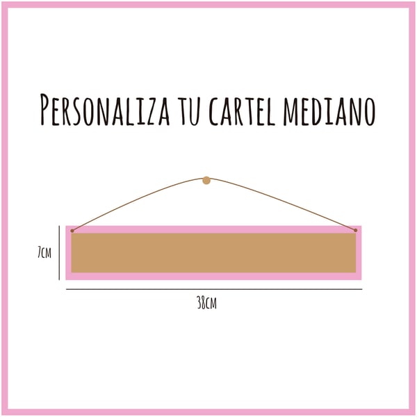 Image of Cartel personalizado Mediano