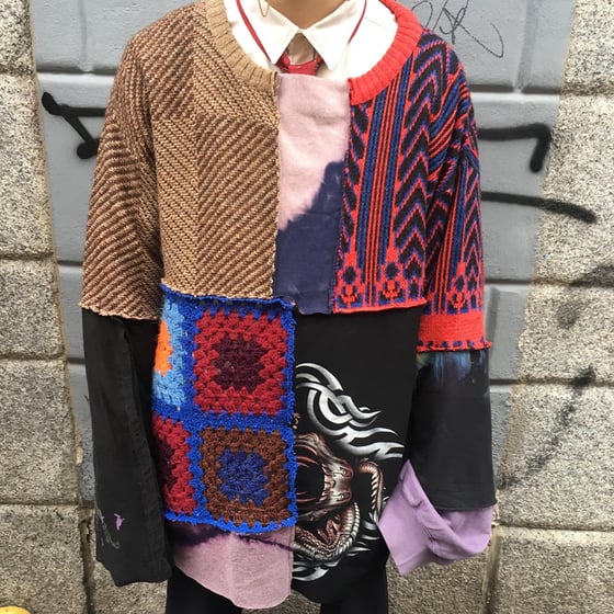 Image of PATCHWORK SWEATER