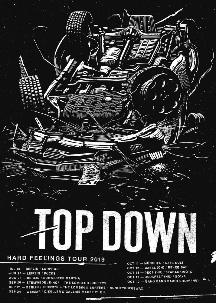 Image of »Top Down« Tour Poster