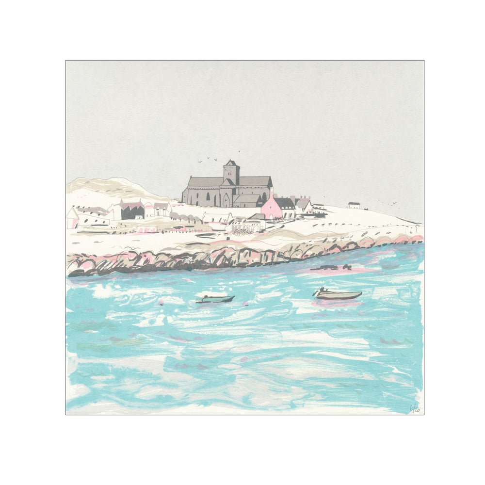 Image of Iona Abbey small screen print