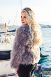 Image 2 of Grey Feather Jacket