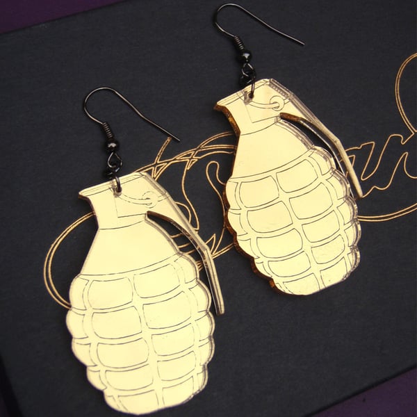 Image of Grenade Earrings