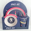 Space Age Bamboo Mealtime Set