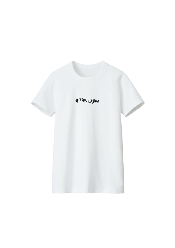 Image of Up FÜk Latum T-shirt (White)