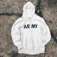 Image 1 of Original Late 80’s Champion Army Zip-Up.