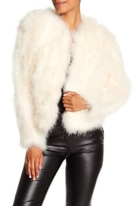 Ivory Feather Jacket